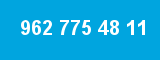962 775 48 11 962 775 48 11